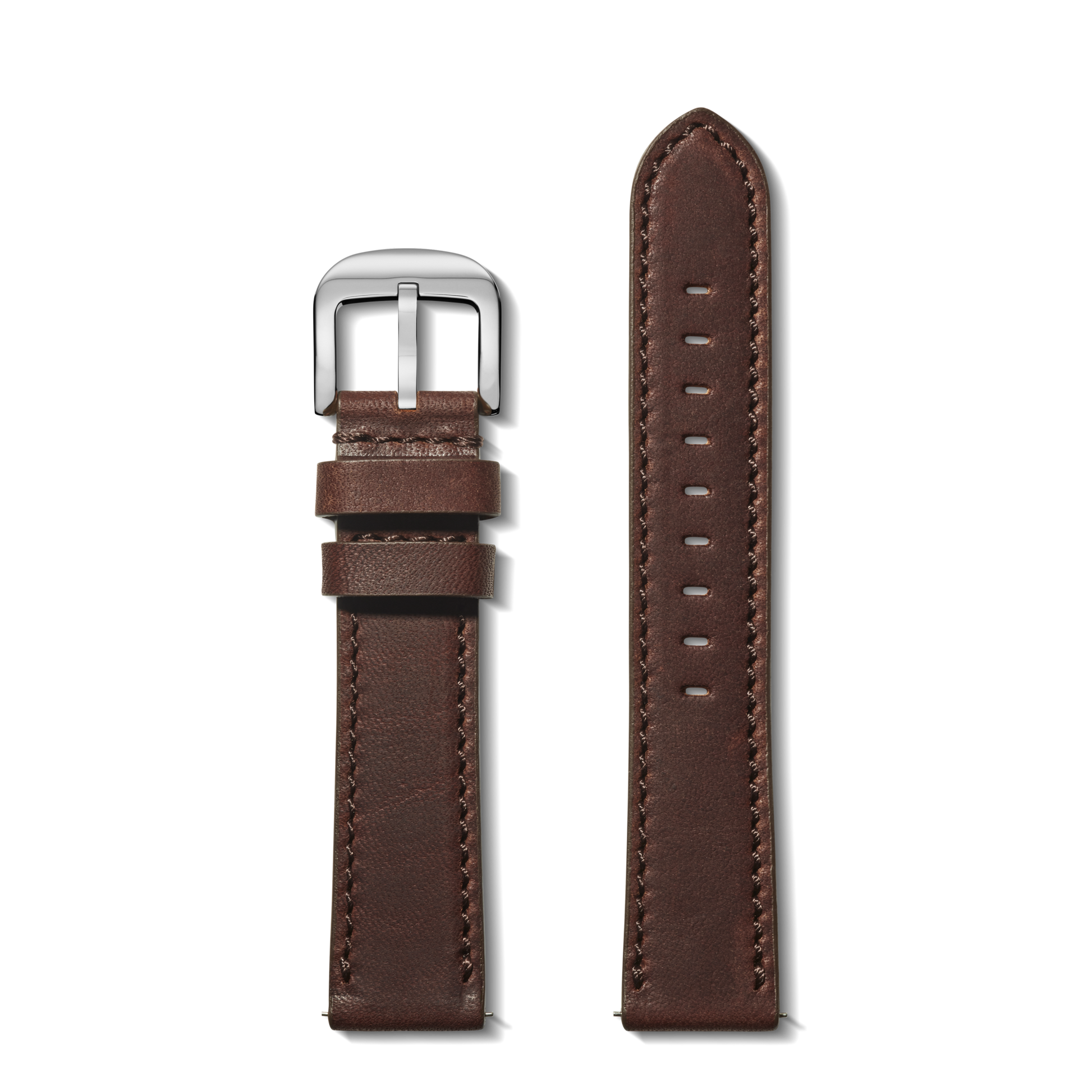 20mm Cattail Leather Watch Strap (XL) - Cattail