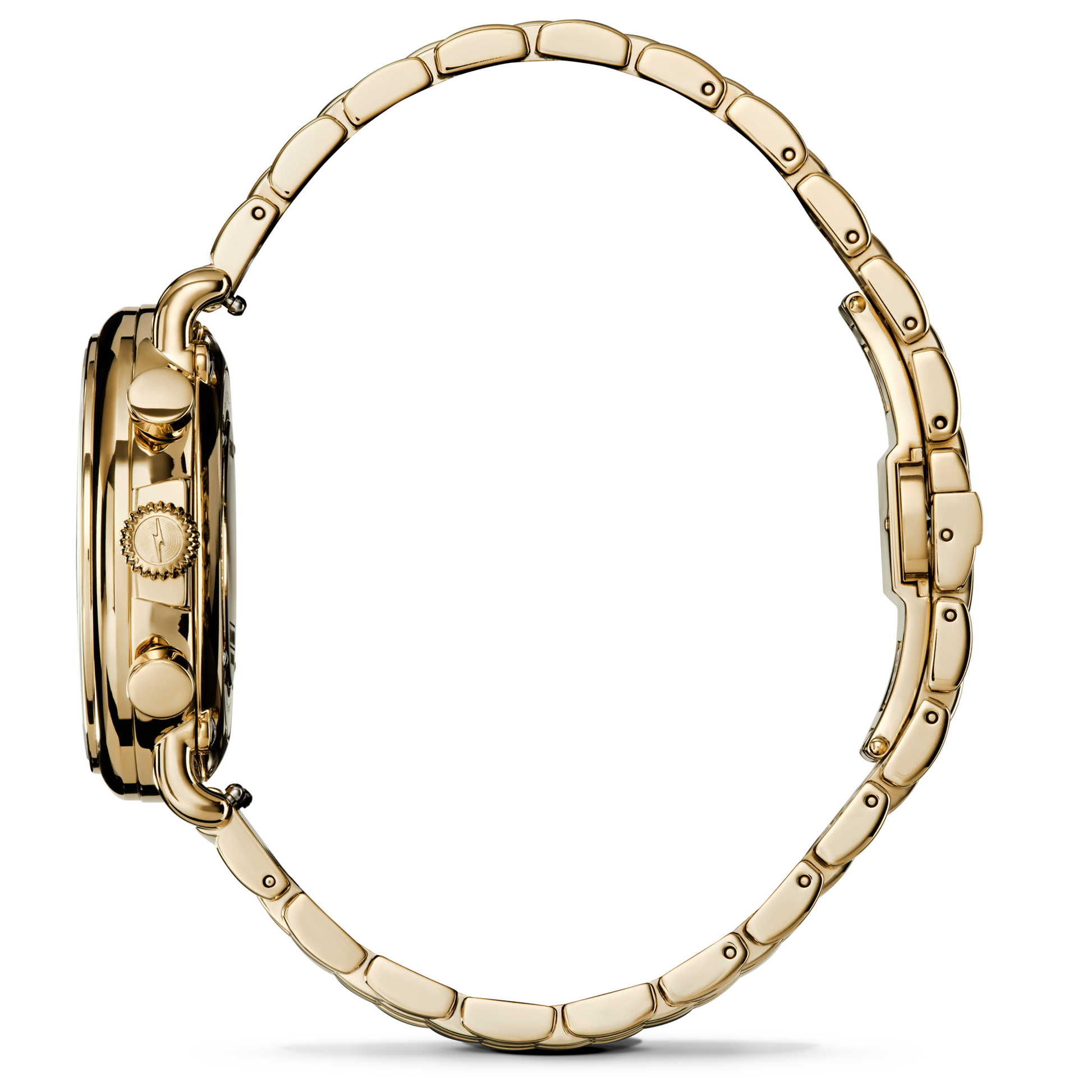 Runwell Chronograph Watch - MOP Gold Bracelet Runwell Chronograph Watch - MOP Gold Bracelet