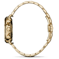 Runwell Chronograph Watch - MOP Gold Bracelet