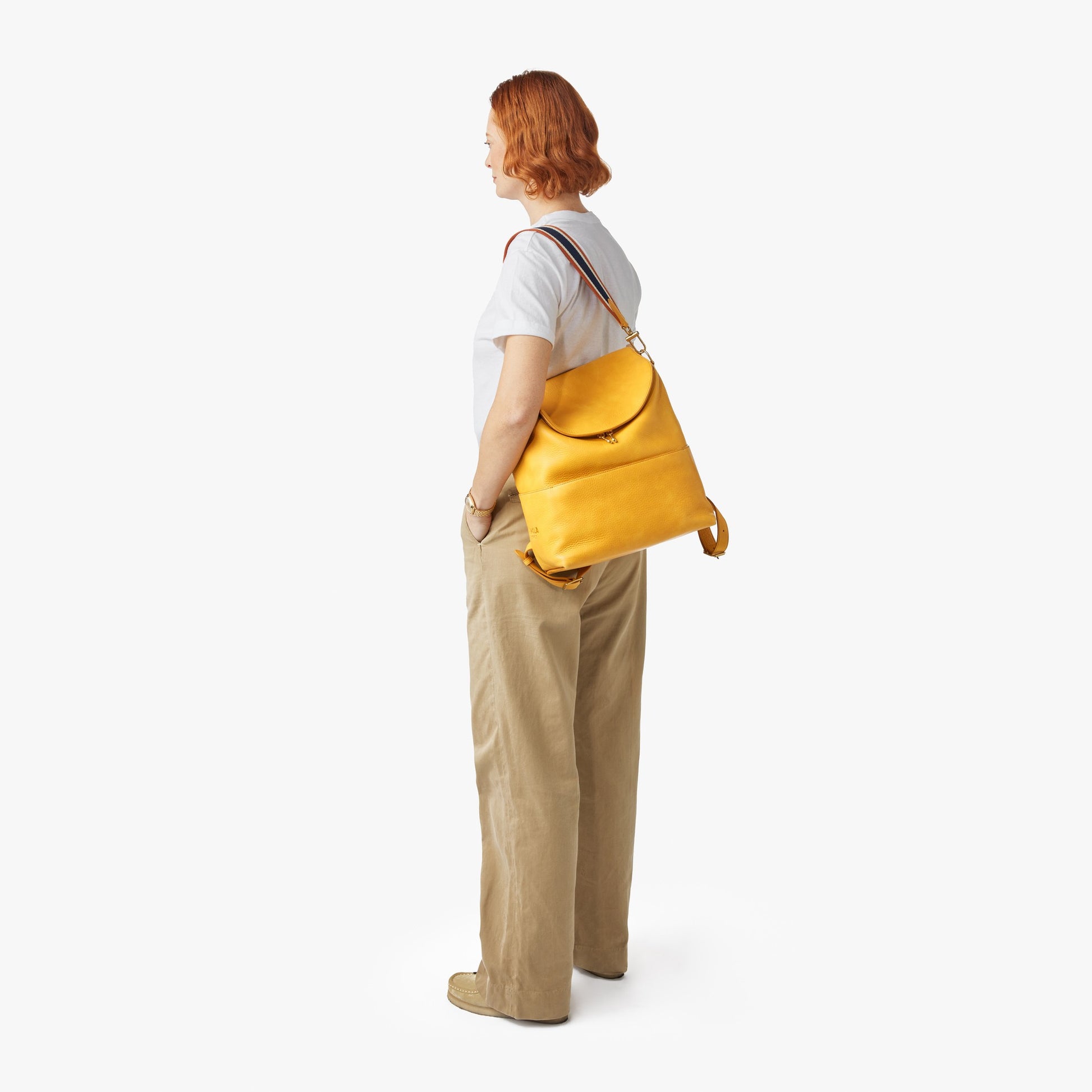 Convertible Pocket Backpack - Golden
