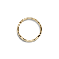 4mm Round Yellow Gold Band