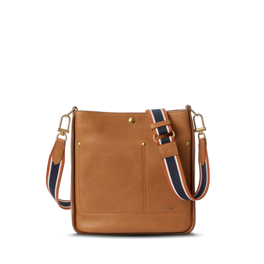 Pocket Crossbody Bag - Tan