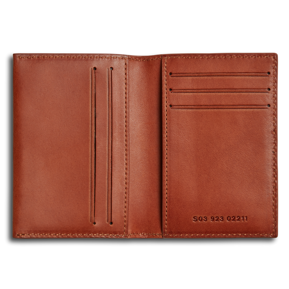 Folded Card Holder - Rust