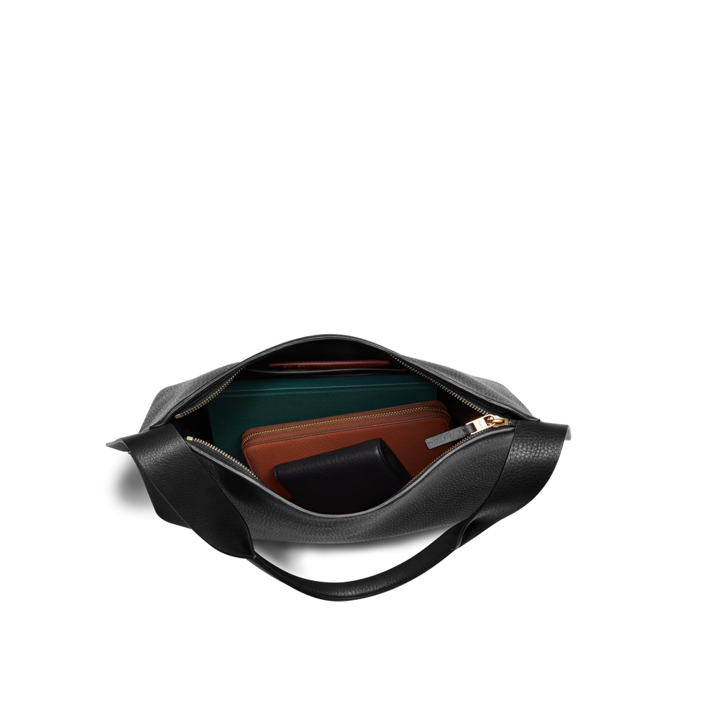 Medium Derby Shoulder Bag - Black