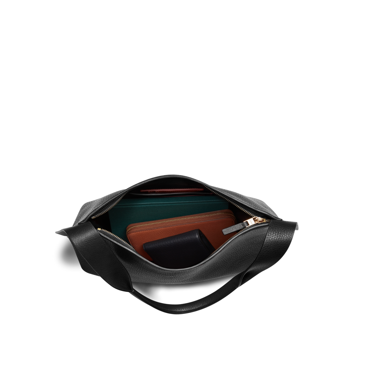 Medium Derby Shoulder Bag - Black
