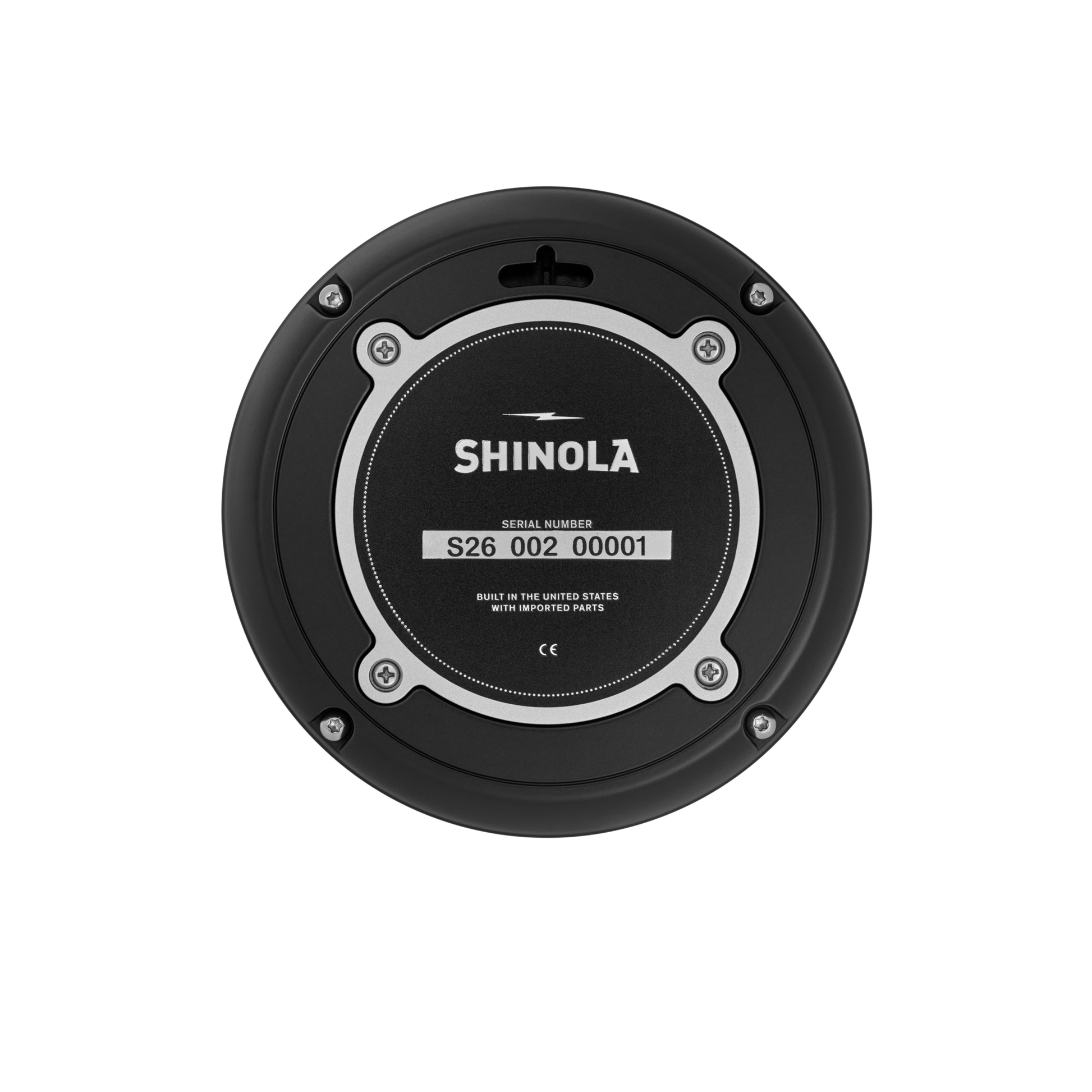 6" Runwell Clock - Black