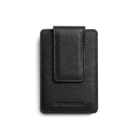 Magnetic Money Clip Card Holder - Black