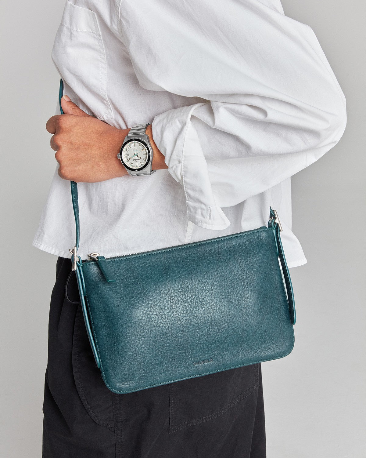 Small Bixby Crossbody Bag - Emerald