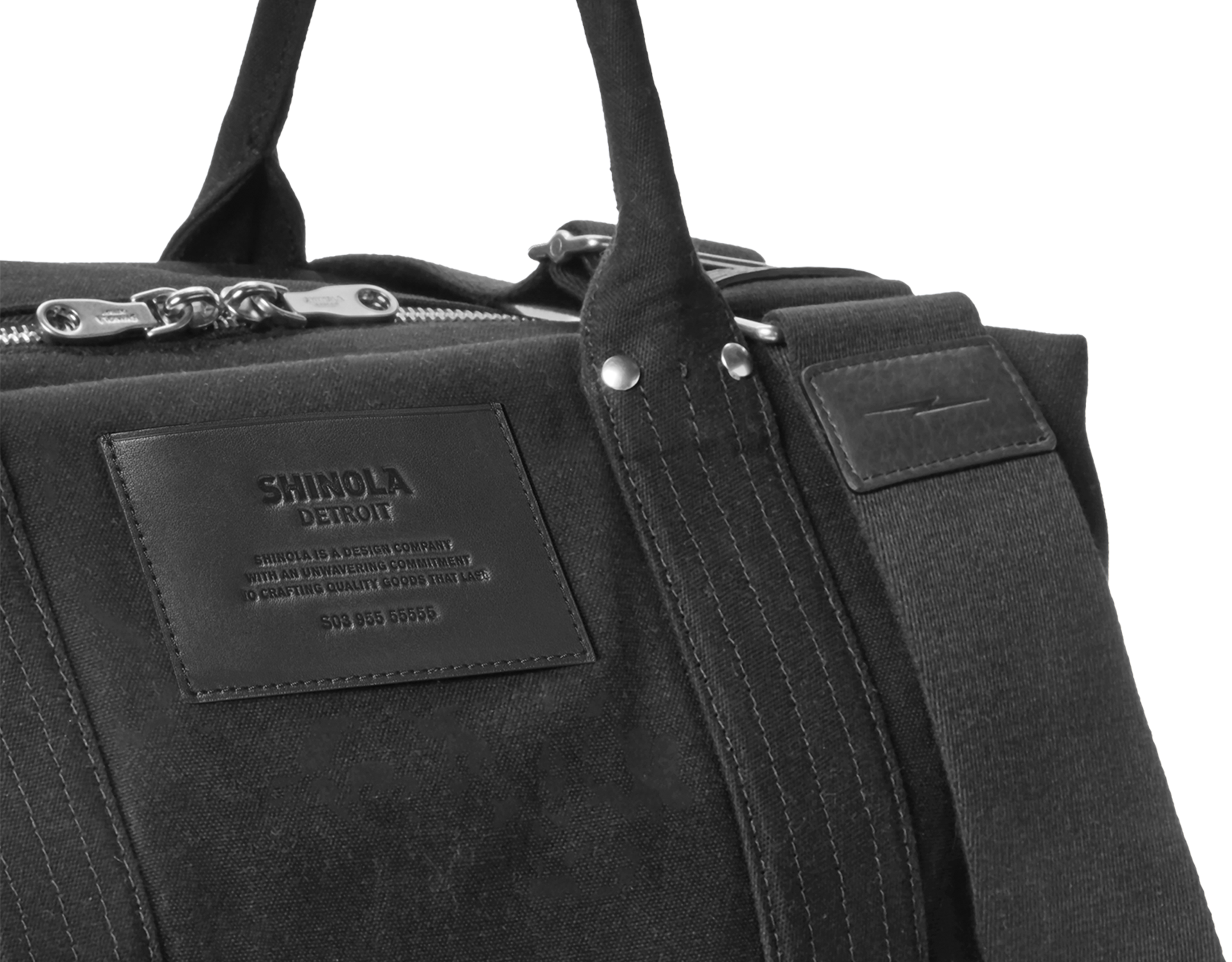 Runabout Holdall Canvas Bag - Black
