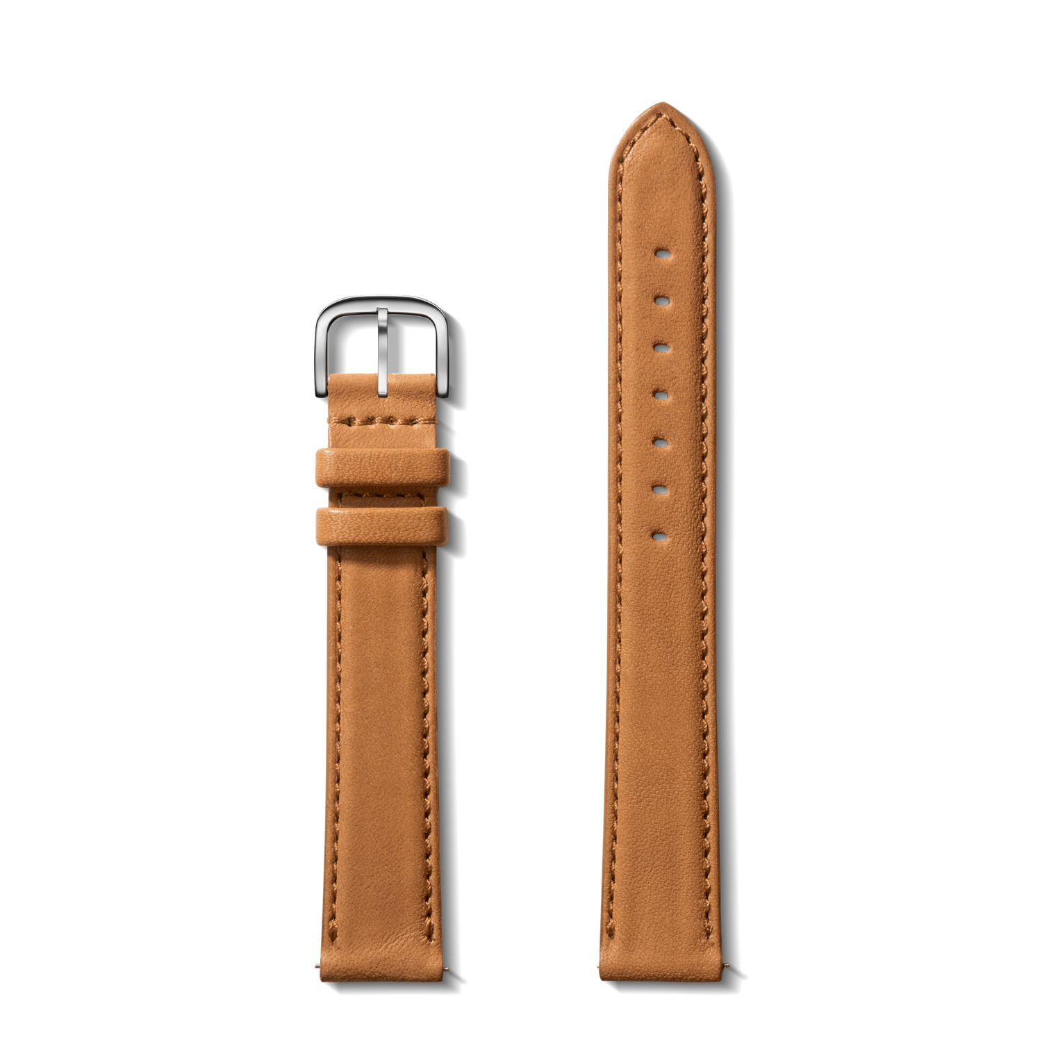 18mm Bourbon Leather Watch Strap - Bourbon