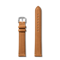18mm Bourbon Leather Watch Strap - Extra Long - Bourbon