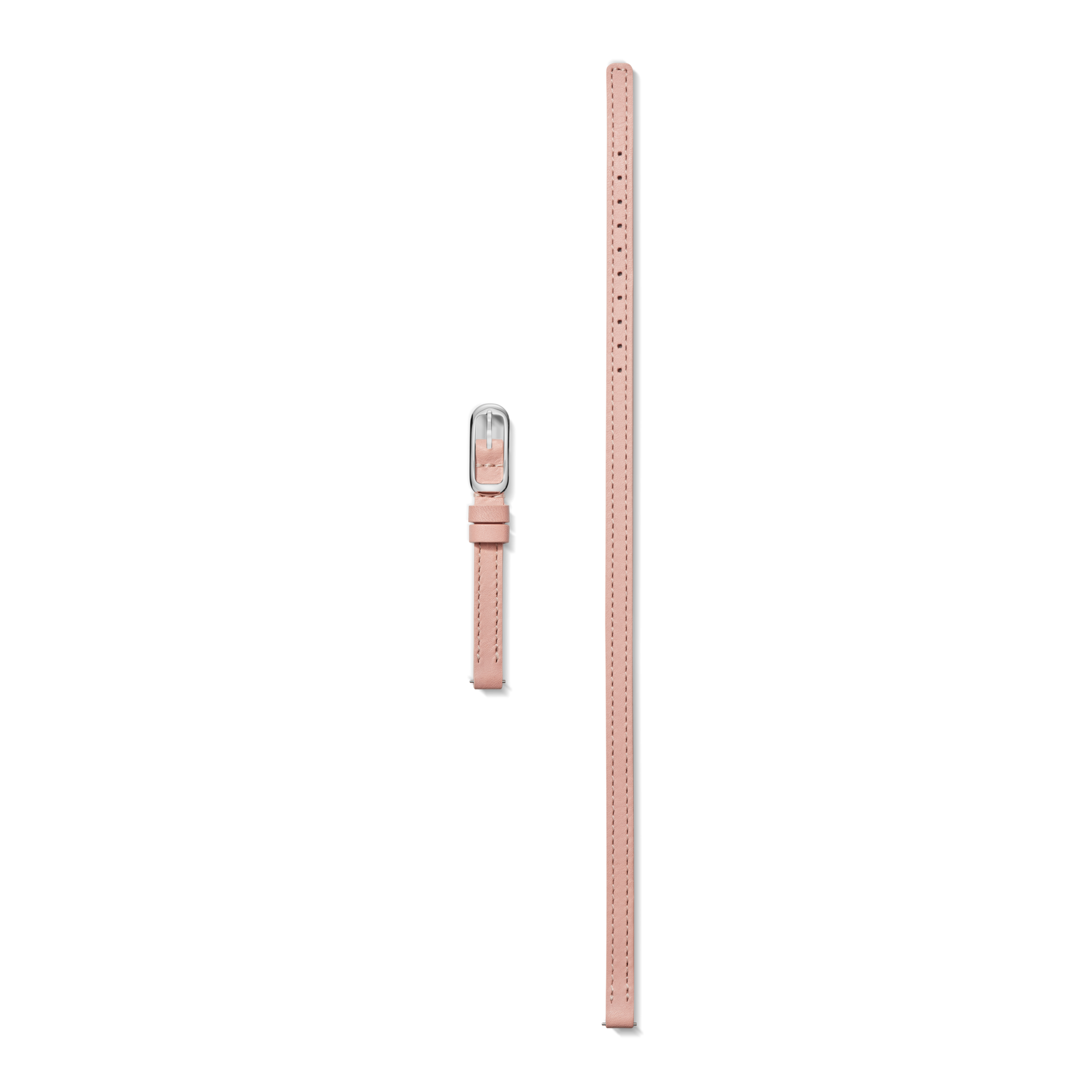 8mm Blush Leather Watch Strap - Blush