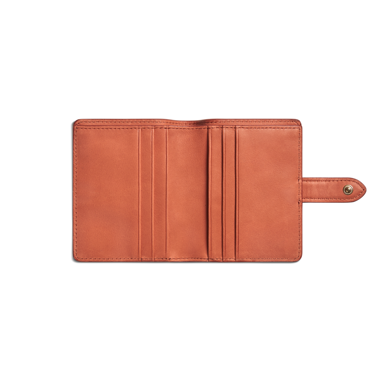 Small Snap Wallet - Rust