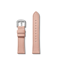 20mm Blush Leather Watch Strap - Blush