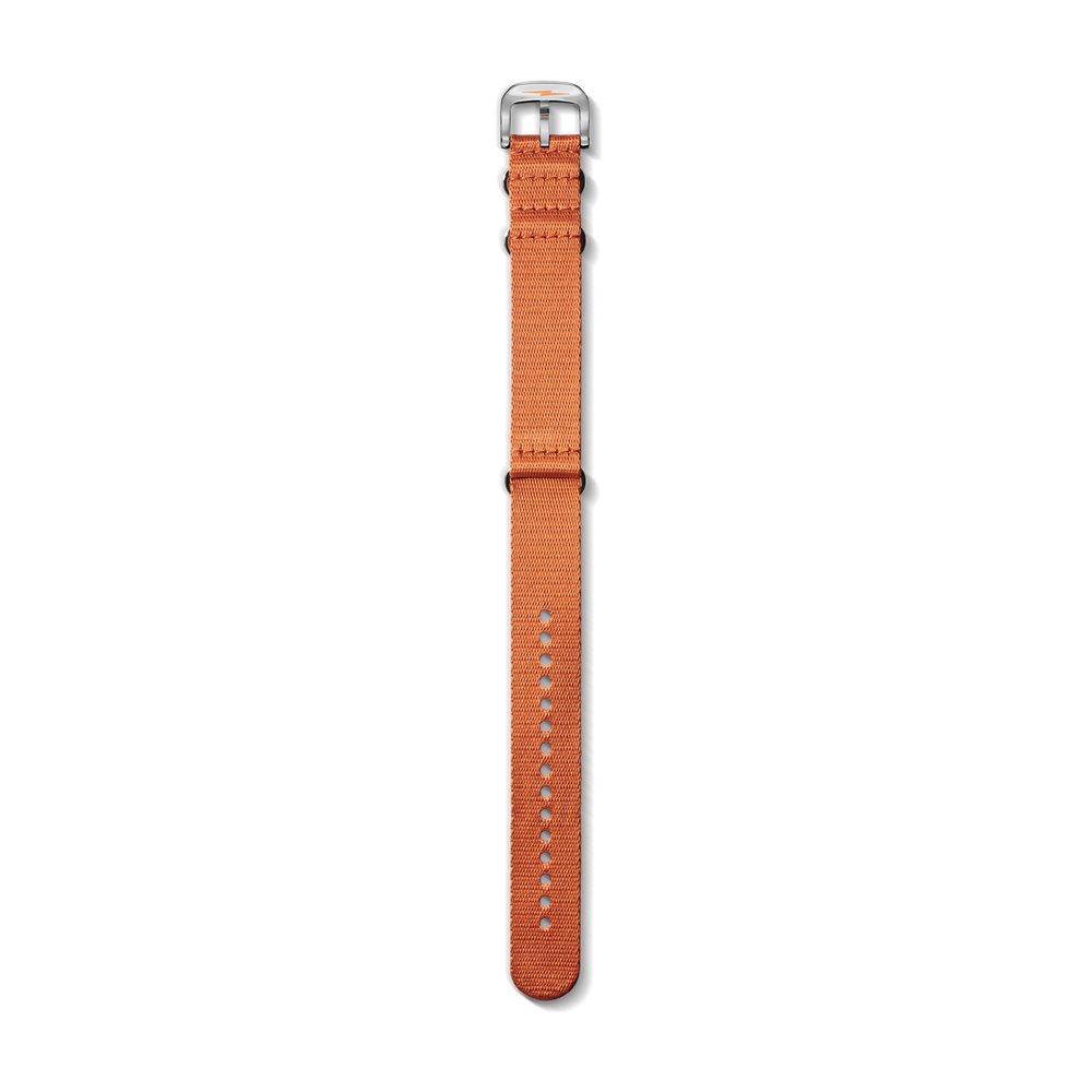 22mm Orange G10 Nylon Watch Strap - Orange