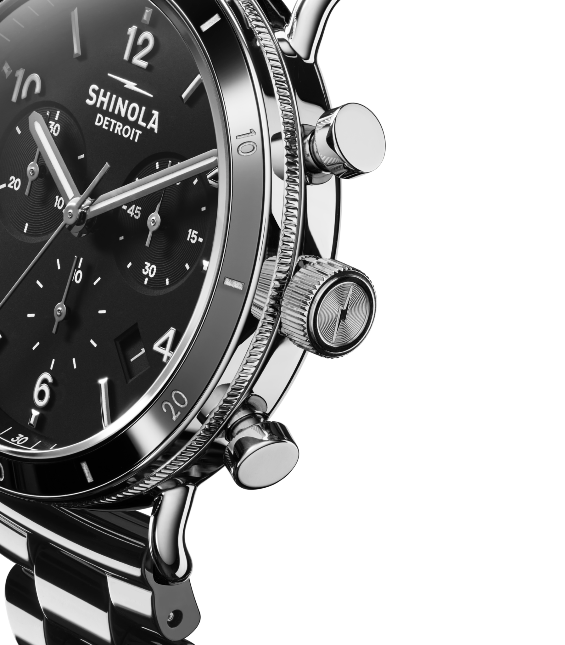Canfield Sport Chronograph Watch - Black