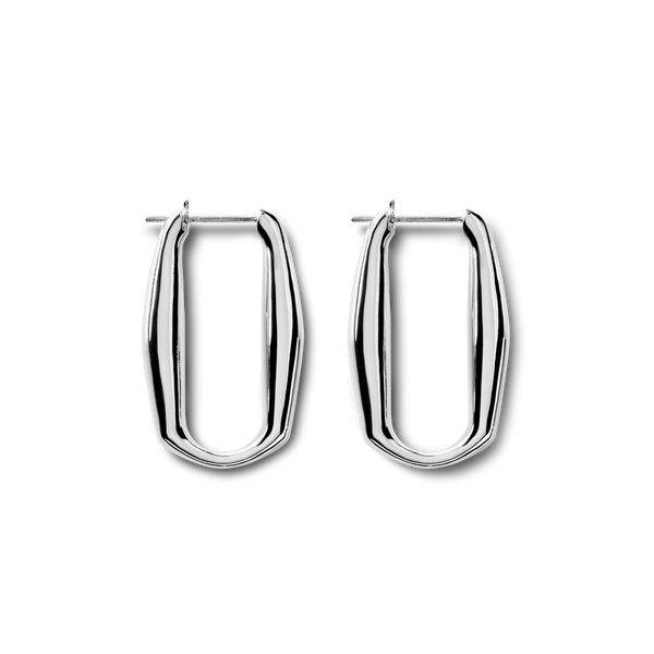 Signature Link Hoop Earrings | Shinola