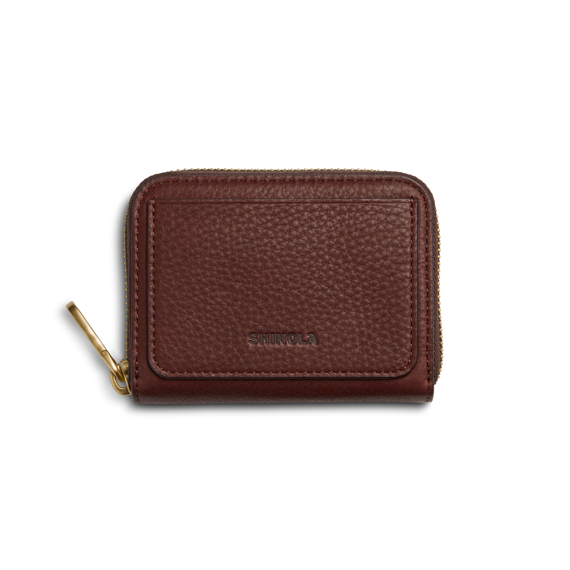 Pocket Small Zip Around Wallet - Merlot