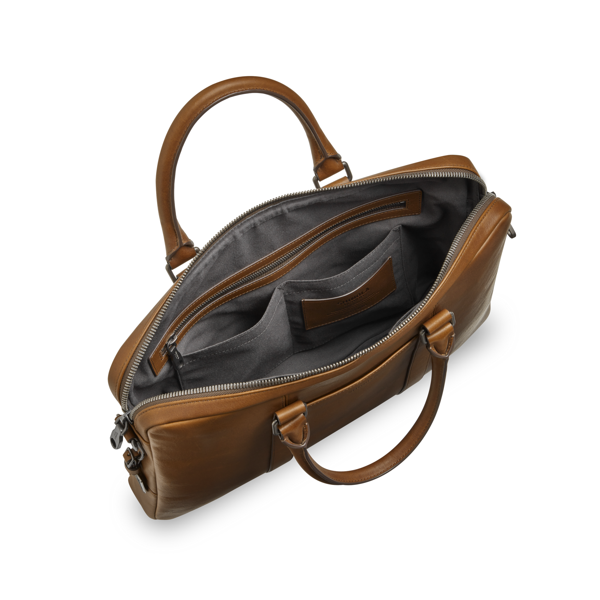 Computer Briefcase Medium Brown1