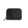 Pocket Small Zip Around Wallet - Black