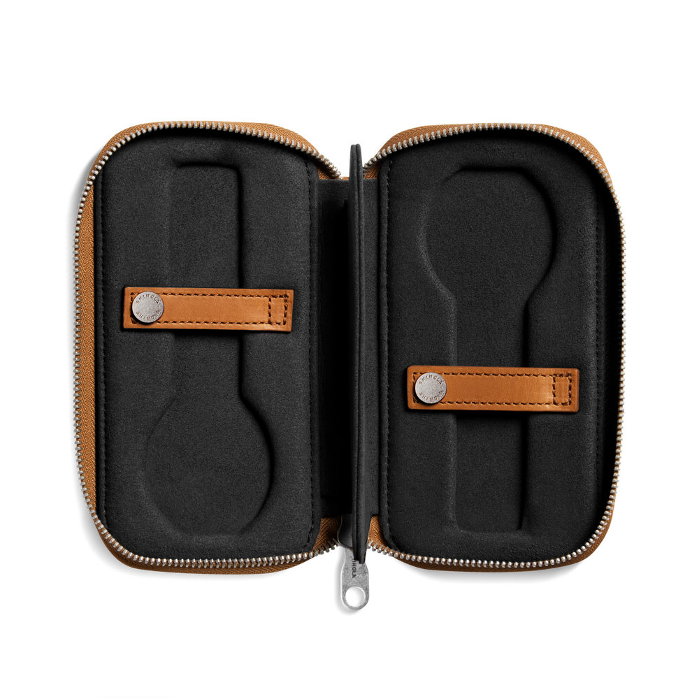 Travel Watch Case - Tan