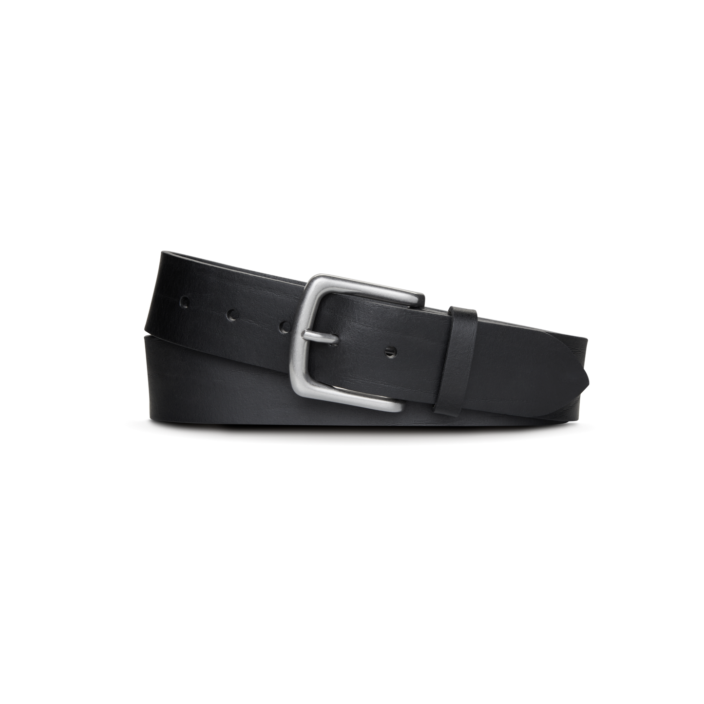 1 1/2" Essential Belt Natural Leather - Black