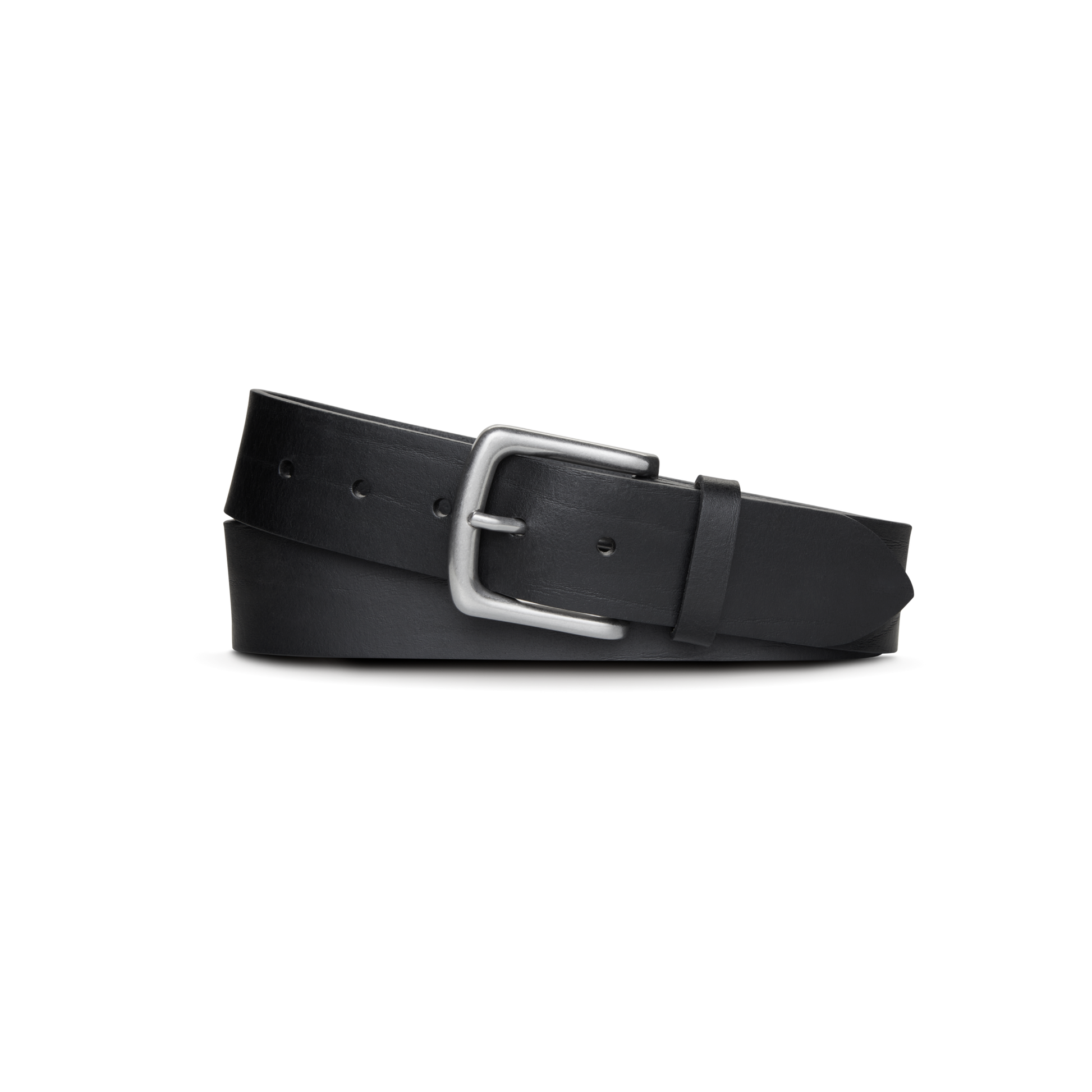 1 1/2" Essential Belt Natural Leather - Black