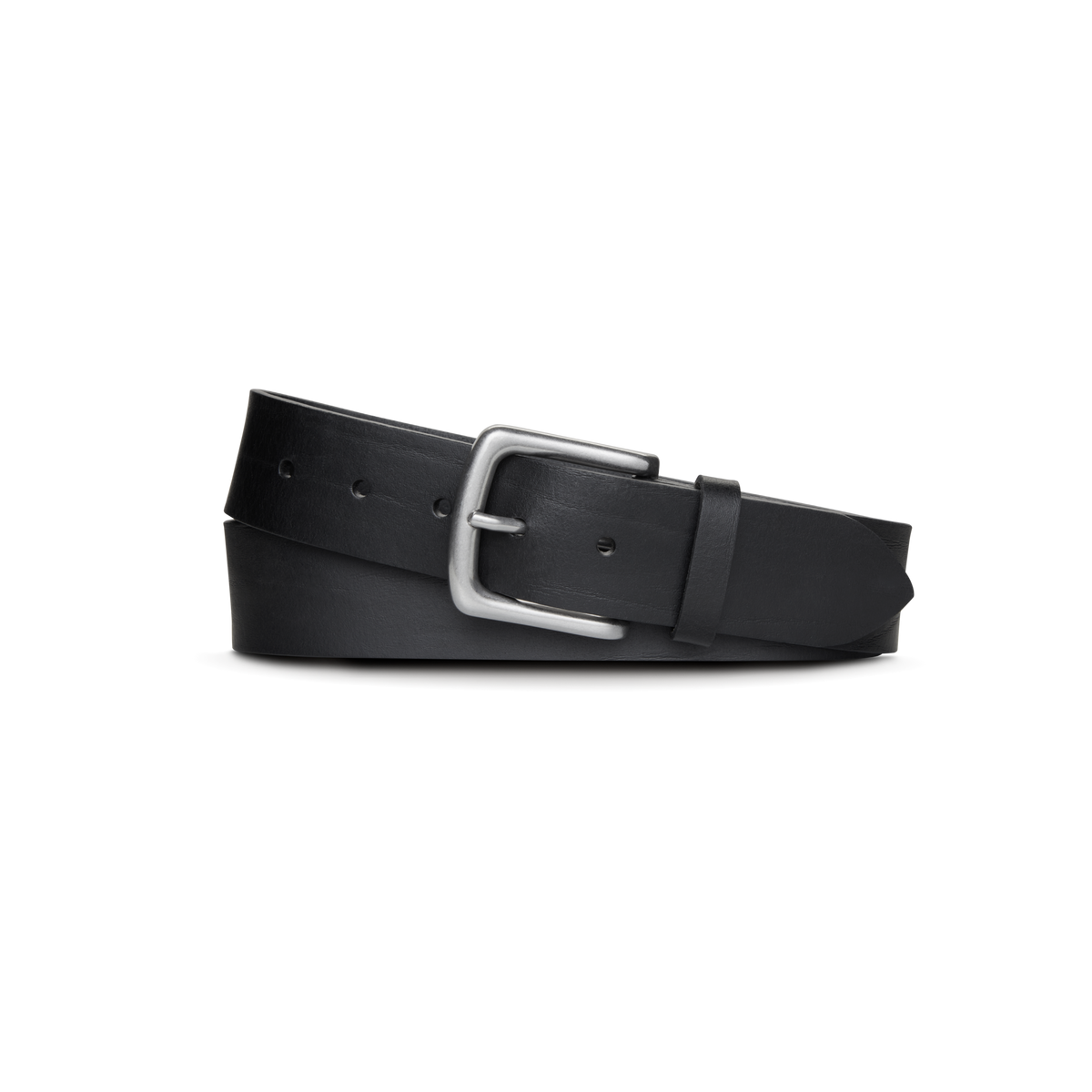 1 1/2" Essential Belt Natural Leather - Black