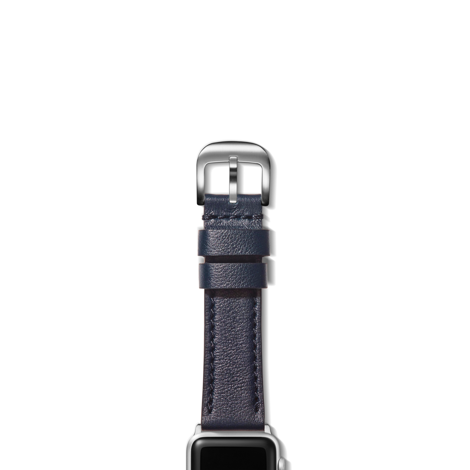 20mm Navy Leather Apple Watch Strap | Shinola 20mm Navy Leather Apple Watch Strap | Shinola