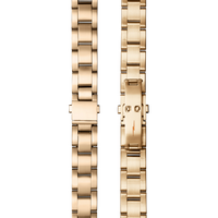 Bracelet: 18/13, Universal 3Link, Fold Over, PoPG - Brushed PVD Gold / Polished PVD Gold
