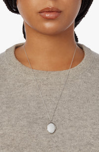Heirloom Statement Locket Necklace - Sterling Silver