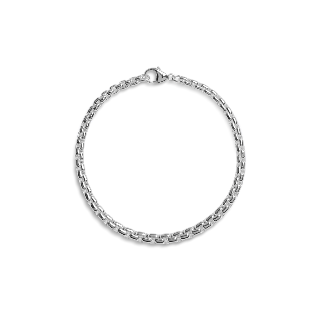 4mm Box Chain Bracelet