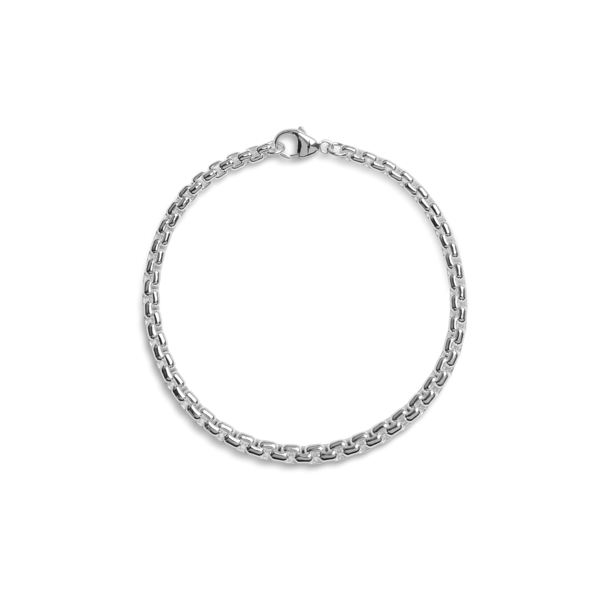4mm Box Chain Bracelet