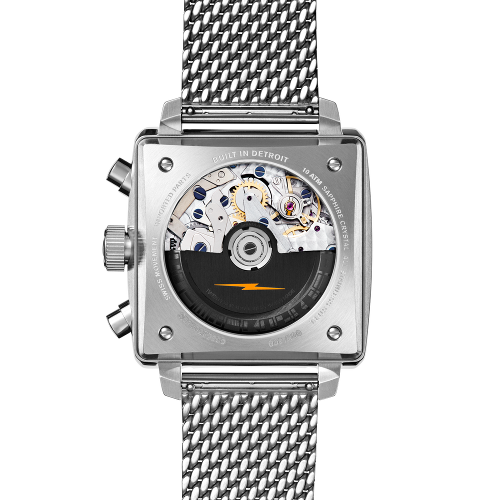 Mackinac Automatic Watch - Off-White / Bermuda Blue