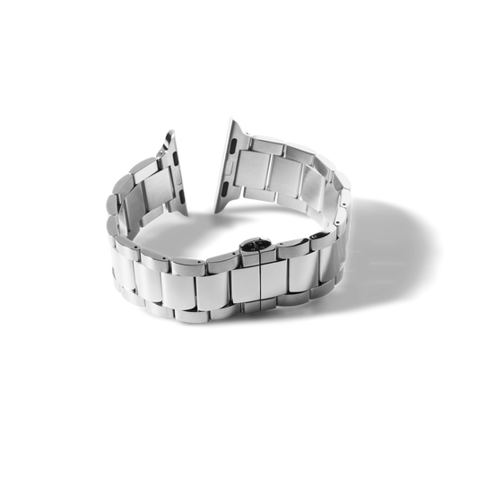 20mm Stainless Steel 3-Link Bracelet - Stainless Steel