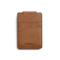 Magnetic Money Clip Card Holder - Tan