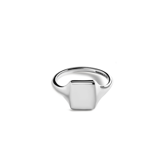 Petite Rectangular Signet Ring