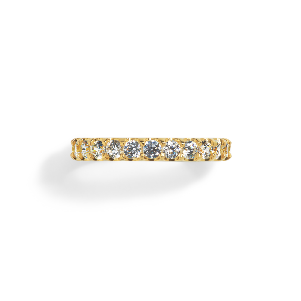 1 Carat Diamond Anniversary Band - Yellow Gold
