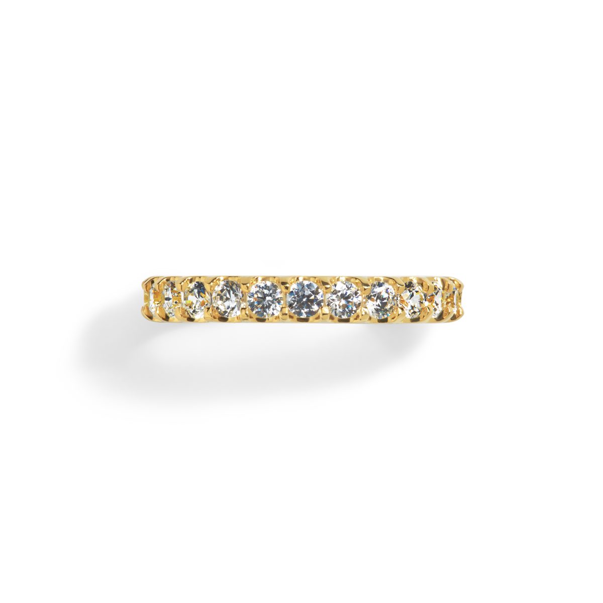 1 Carat Diamond Anniversary Band - Yellow Gold