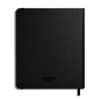 Large Hard Plain Sketchbook - Black