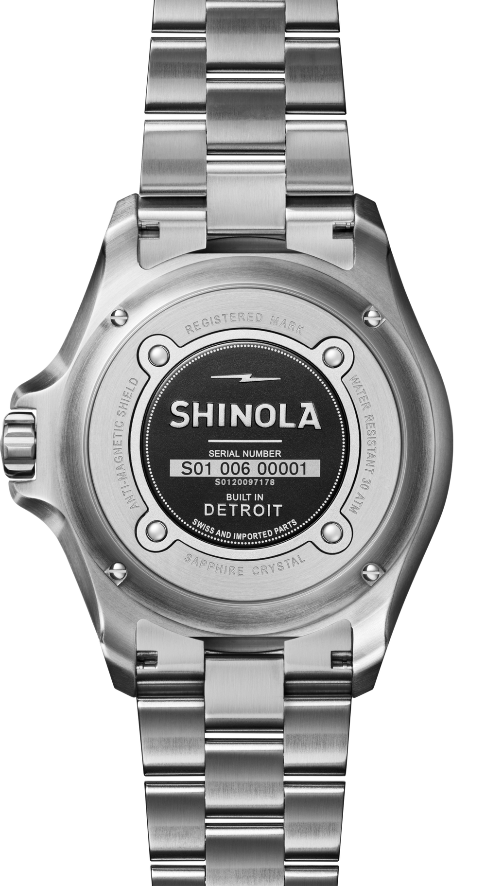Lake Superior Monster Automatic Watch - Glossy Black