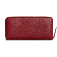 Continental Zip Wallet - Ruby
