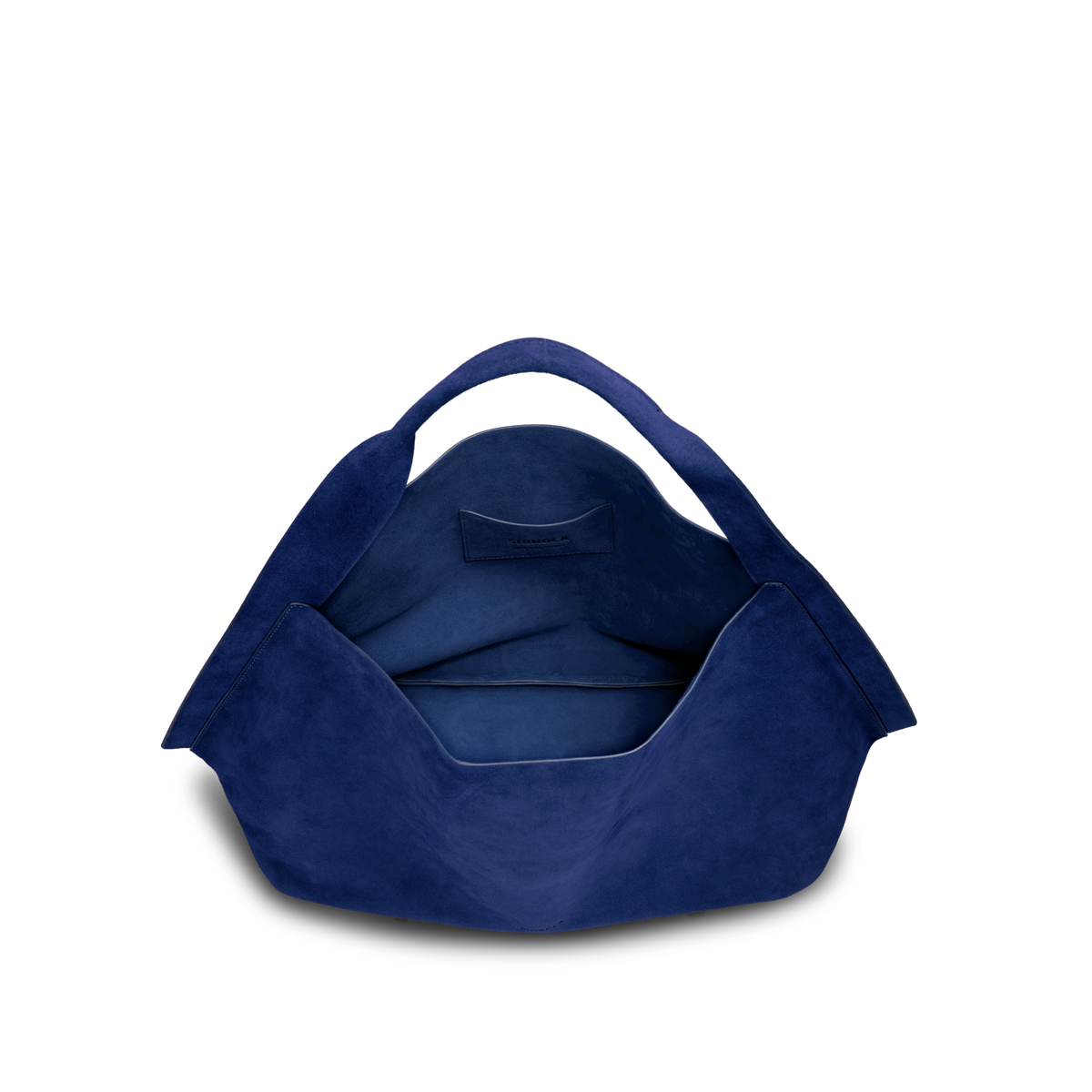 Derby Shoulder Bag - Sapphire Suede