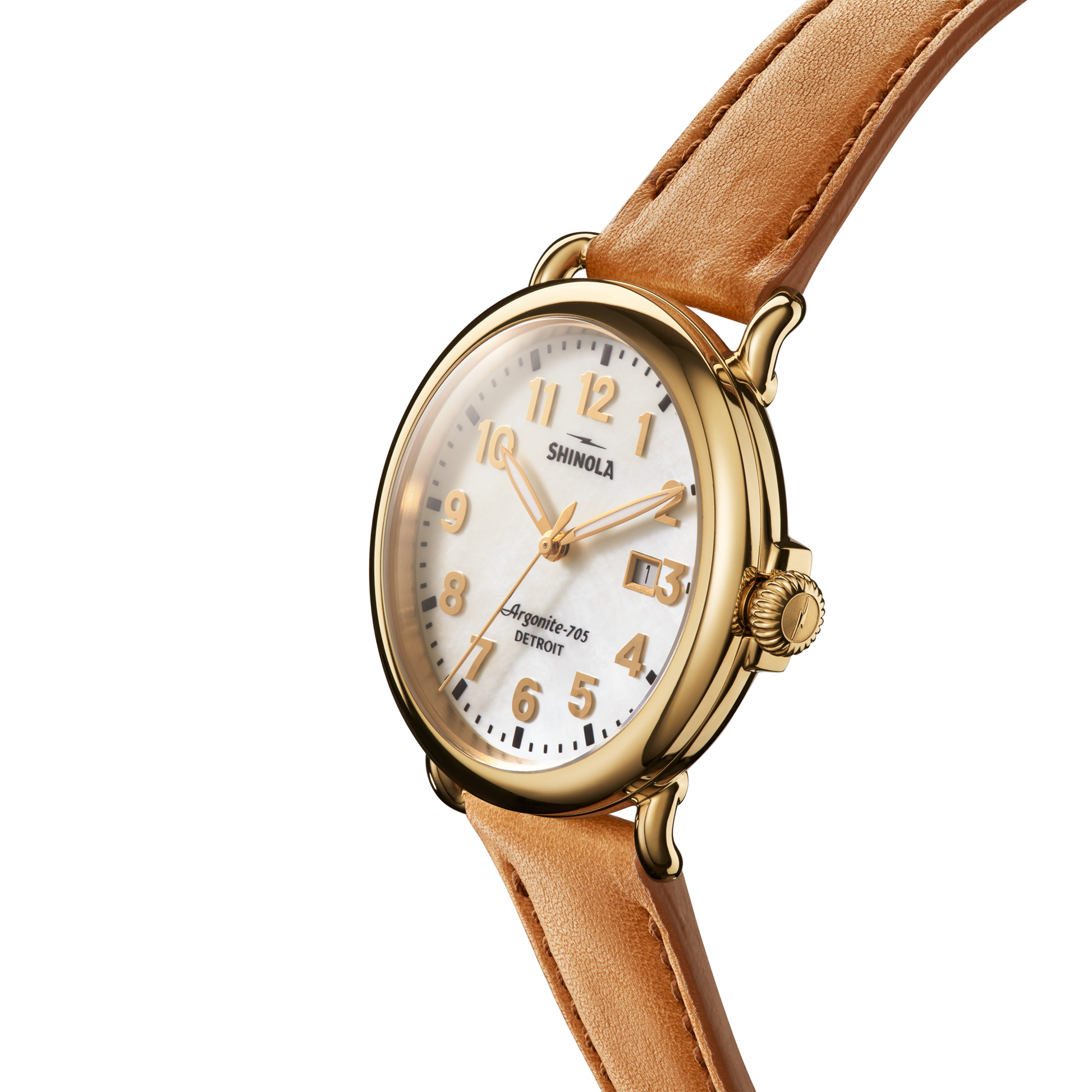 Runwell Date Watch - White