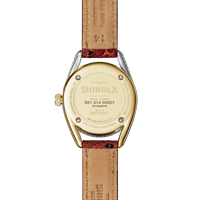 Diamond Derby Watch - Auburn Alligator Strap