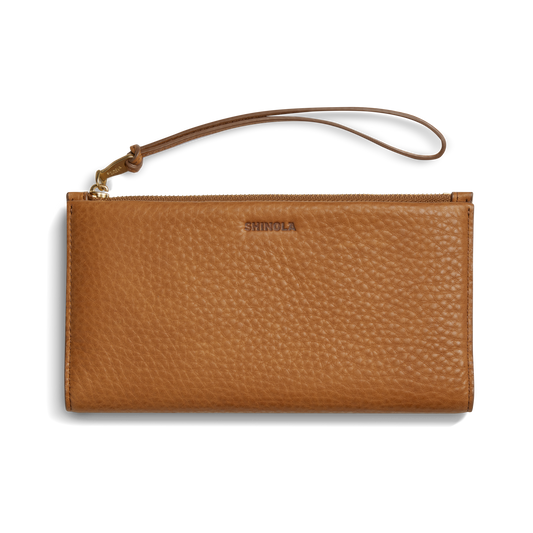 Wristlet Wallet - Tan