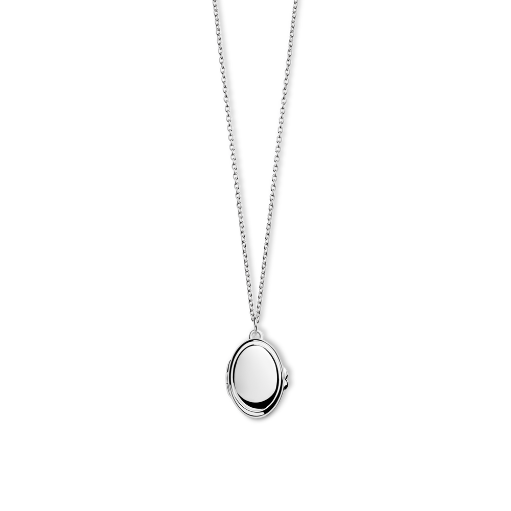 Heirloom Petite Locket Necklace - Sterling Silver