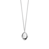 Heirloom Petite Locket Necklace - Sterling Silver