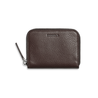 Small Zip Wallet - Espresso