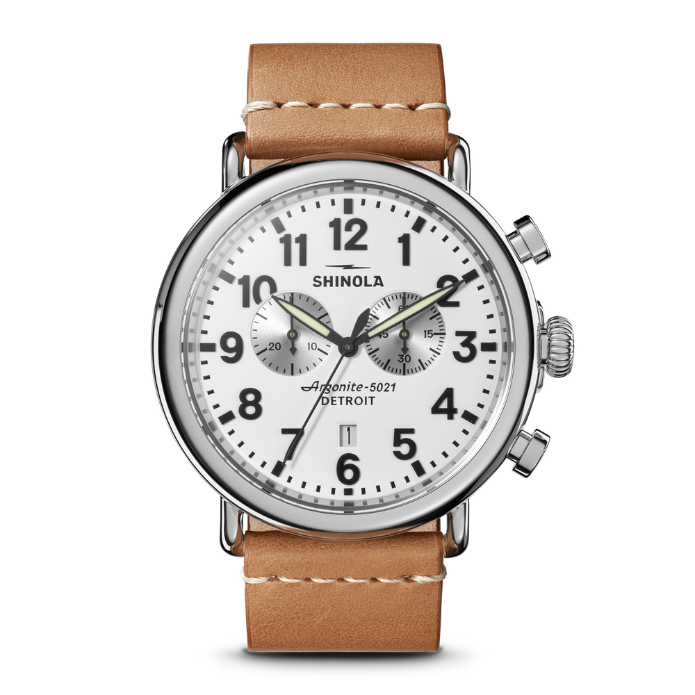 Runwell Chronograph Watch - White